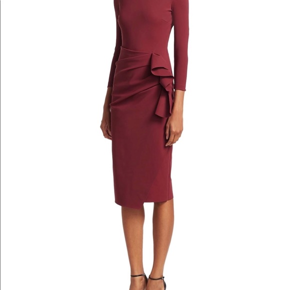 *SOLD*Chiara Boni La Petite Robe mahogany dress - Picture 2 of 4